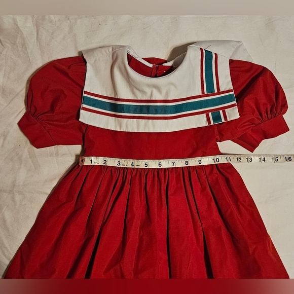 💜💕 Girls Dress Monday's Child Size 6 Short Sleeve Style Vintage💜🩷 - Picture 4 of 8